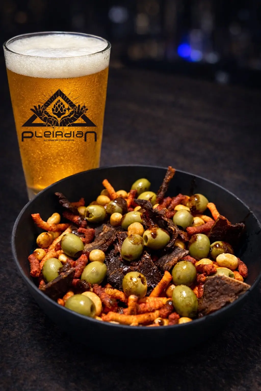 Cerveza y botana Pleiadian